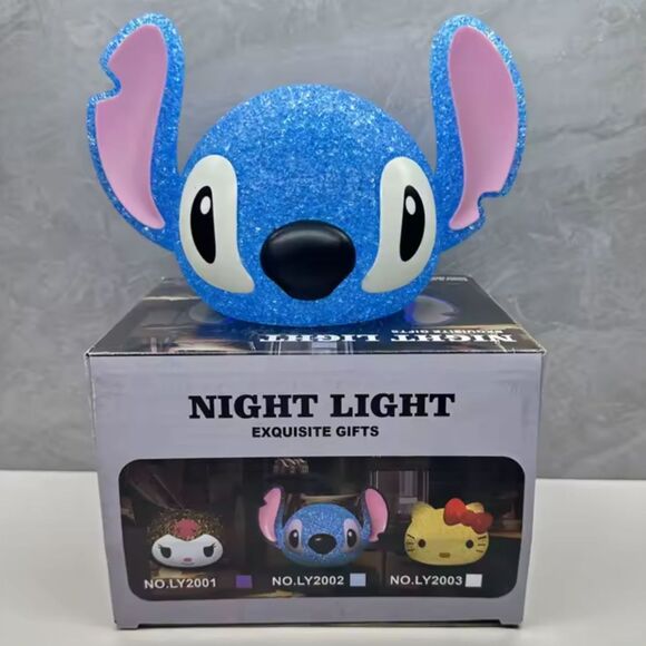 Lilo & Stitch 3D Projection Night Light USB Desk Lamp, Kids Cartoon Gift - Picture 2 of 6